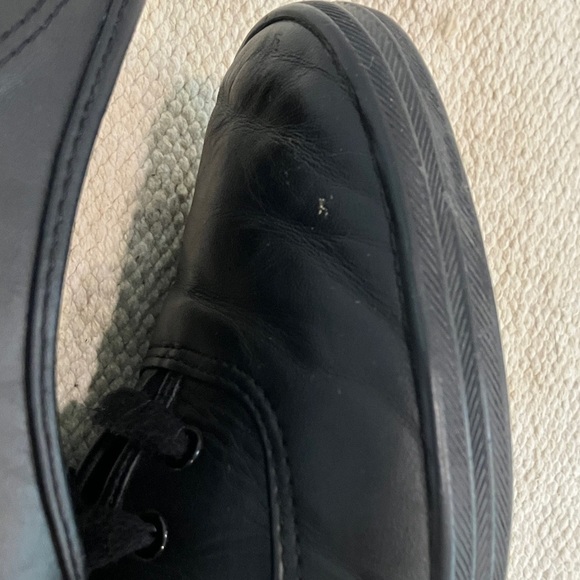 Keds Women’s size 8 1/2  Black Leather lace-up loafers / Sneakers - Picture 10 of 15